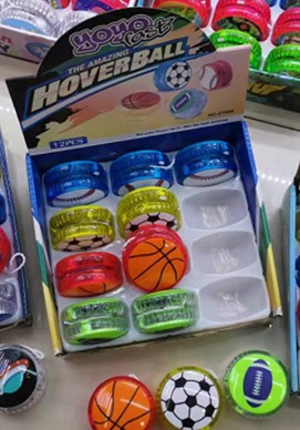 JOJO YOYO GRA ZRĘCZNOŚCIOWA LED ŚWIECI PIŁKA WZORY