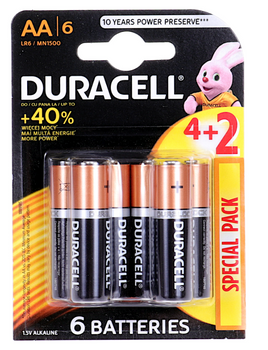 Bateria Duracell Basic K6 LR6/6szt